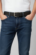 HAND TOOLED LEATHER BELT